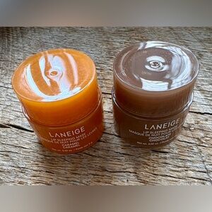 LANEIGE Caramel and Chocolate Lip Masks